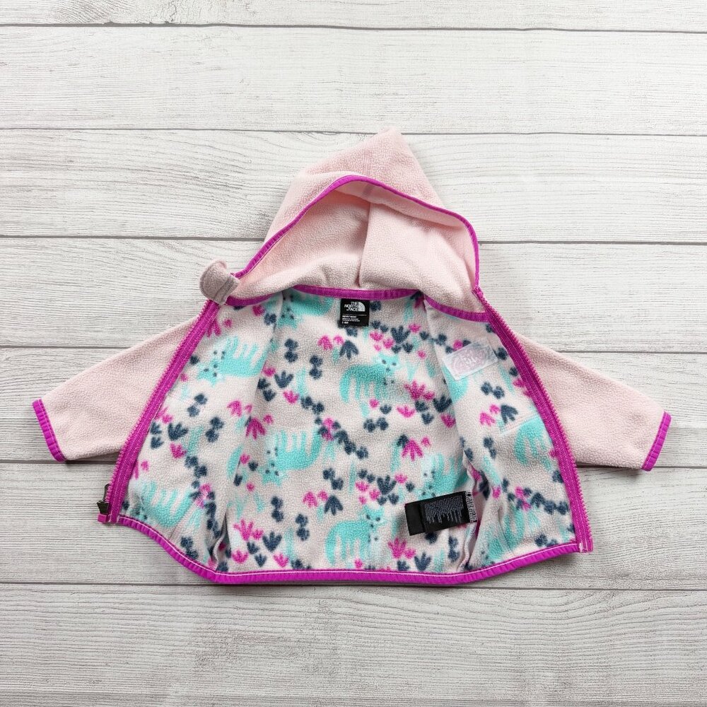 North Face Woodland Fleece Hooded Jacket - Picture 4 of 5